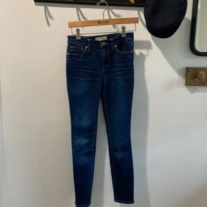 Madewell skinny high riser 25